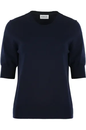 P.A.R.O.S.H. Dames, Truien, Blauw, Maat: L Wol