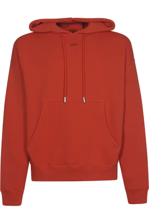 OFF-WHITE Heren, Sweatshirts & Hoodies, Rood, Maat: S Katoen