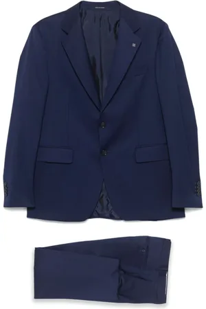 TAGLIATORE Heren, Pakken, Blauw, Maat: M Wol