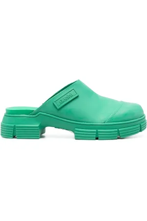 Ganni Dames, Schoenen, Groen, Maat: 38 EU