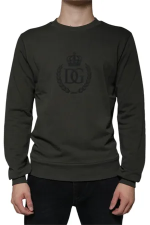 Dolce & Gabbana Heren, Truien, Groen, Maat: XS Katoen