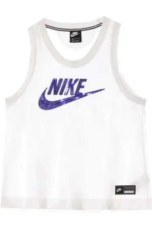 Nike Heren, Tops, Wit, Maat: XS Poliester