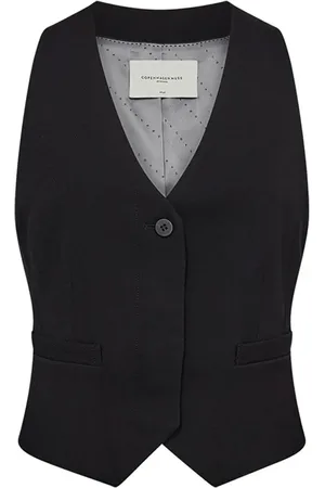 Copenhagen Muse Dames, Jassen, Zwart, Maat: XS Leer