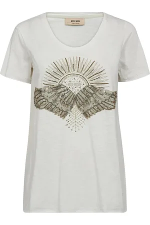 Mos Mosh Dames, Tops, Wit, Maat: XL Katoen