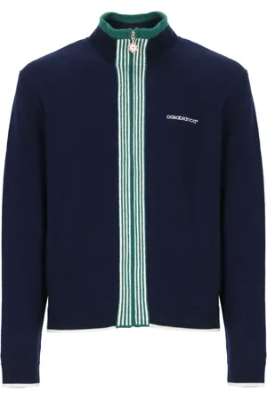 Casablanca Heren, Truien, Blauw, Maat: XL Wol