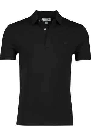 Lacoste Heren, Tops, Zwart, Maat: M Katoen