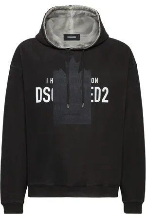 Dsquared2 Heren, Sweatshirts & Hoodies, Zwart, Maat: M