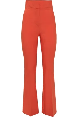 ACTUALEE Dames, Broeken, Oranje, Maat: M