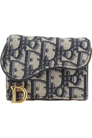 Dior Dames, Pre-owned, Blauw, Maat: ONE Size Leer