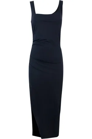 Patrizia Pepe Dames, Jurken, Zwart, Maat: S Polyamide