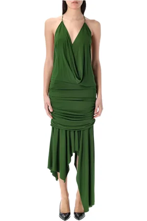 Acne Studios Dames, Jurken, Groen, Maat: M Viscose