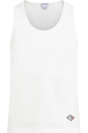 Bottega Veneta Heren, Tops, Wit, Maat: M Katoen