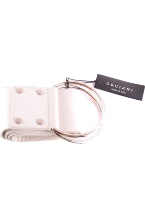 Orciani Dames, Accessoires, Wit, Maat: 75 CM Leer