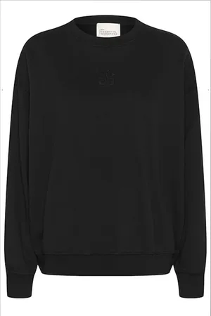My Essential Wardrobe Dames, Sweatshirts & Hoodies, Zwart, Maat: 2XL Katoen