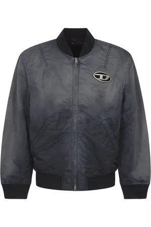 Diesel Heren, Jassen, Blauw, Maat: L Nylon