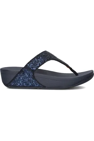 FitFlop Dames, Schoenen, Blauw, Maat: 43 EU Leer