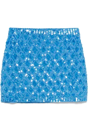 P.A.R.O.S.H. Dames, Rokken, Blauw, Maat: S