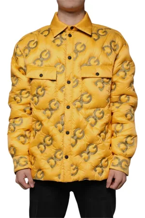 Dolce & Gabbana Heren, Jassen, Geel, Maat: XL Nylon
