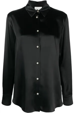 FORTE FORTE Dames, Blouses & Shirts, Zwart, Maat: XL Viscose