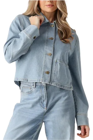 NUKUS Dames, Jassen, Blauw, Maat: XL Katoen