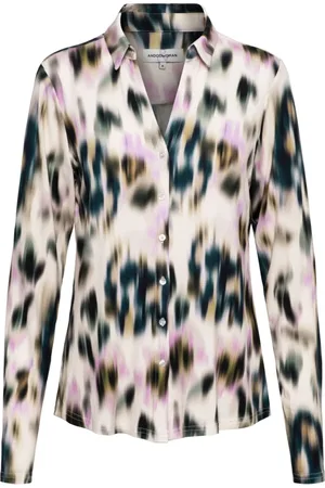 &Co Woman Dames, Blouses & Shirts, Veelkleurig, Maat: 3XL Viscose