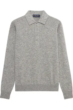 Brooks Brothers Heren, Tops, Grijs, Maat: 3XL Wol