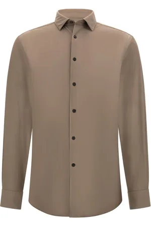 Boggi Milano Heren, Overhemden, , Maat: L Nylon
