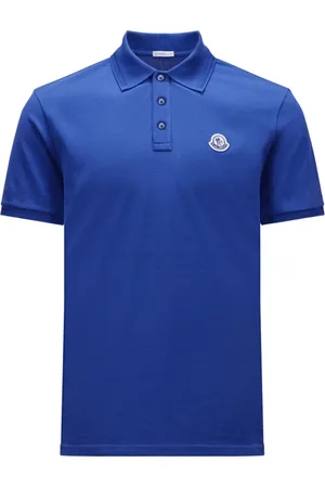 Moncler Heren, Tops, Blauw, Maat: S Katoen