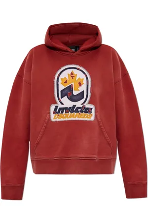 Dsquared2 Dames, Sweatshirts & Hoodies, Rood, Maat: XS Katoen