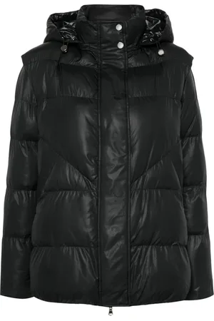 Patrizia Pepe Dames, Jassen, Zwart, Maat: M Nylon