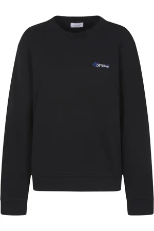 OFF-WHITE Dames, Sweatshirts & Hoodies, Zwart, Maat: XL Katoen