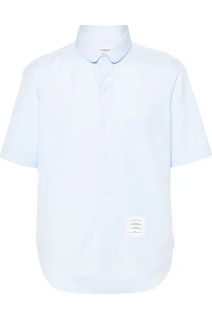 Thom Browne Heren, Overhemden, Blauw, Maat: XL Katoen