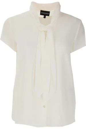 Emporio Armani Dames, Blouses & Shirts, Wit, Maat: S