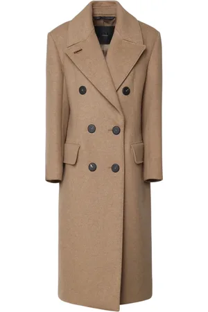 Max Mara Dames, Mantels, Bruin, Maat: XS Wol