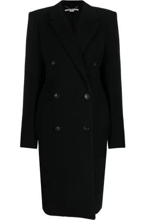Stella McCartney Dames, Mantels, Zwart, Maat: XS Wol
