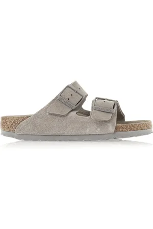 Birkenstock Dames, Schoenen, Grijs, Maat: 35 EU Suède