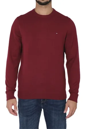 Tommy Hilfiger Heren, Truien, Rood, Maat: S Poliester