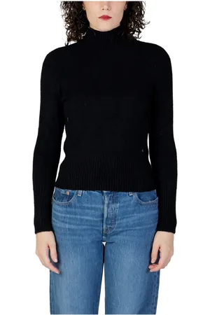 Guess Dames, Truien, Zwart, Maat: M Viscose