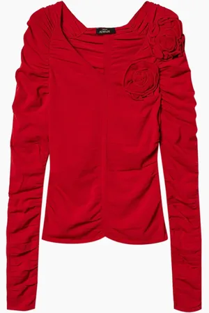 ACTITUDE Dames, Tops, Rood, Maat: M Viscose