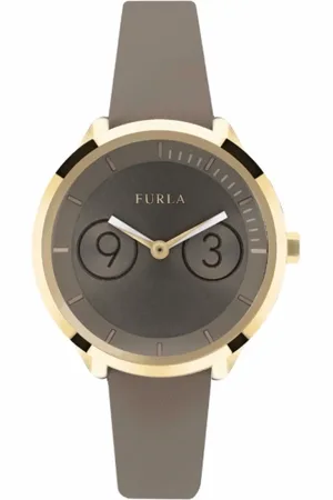 Furla Dames, Accessoires, Geel, Maat: ONE Size Leer