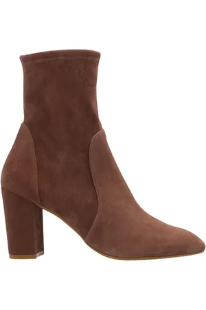 Stuart Weitzman Dames, Schoenen, Bruin, Maat: 39 1/2 EU Suède