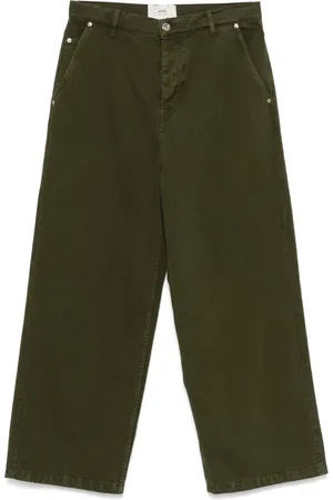 Ami Dames, Jeans, Groen, Maat: W31 Katoen