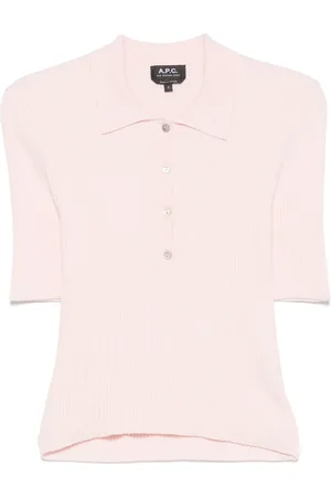 A.P.C. Dames, Tops, Roze, Maat: L Katoen