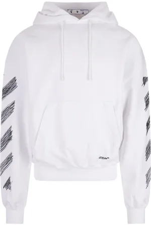 OFF-WHITE Heren, Sweatshirts & Hoodies, Wit, Maat: XS Katoen
