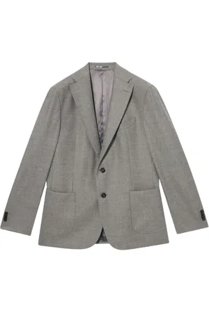 Brooks Brothers Heren, Jassen, Grijs, Maat: 4XL Wol