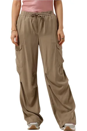 Summum Woman Dames, Broeken, Bruin, Maat: XS