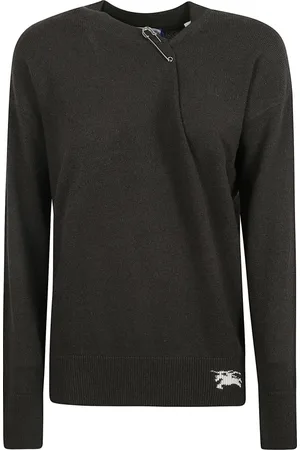 Burberry Dames, Truien, Zwart, Maat: S Kasjmier