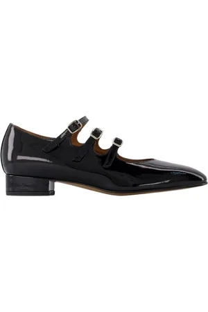 Carel Dames, Schoenen, Zwart, Maat: 38 1/2 EU Leer