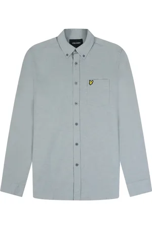 Lyle & Scott Heren, Overhemden, Blauw, Maat: M Katoen