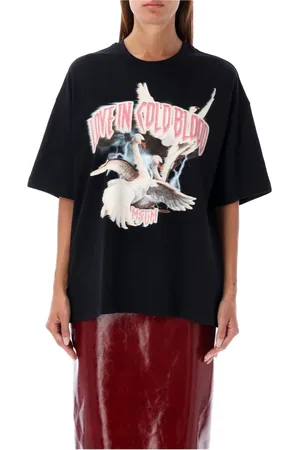 Msgm Dames, Tops, Zwart, Maat: M Katoen